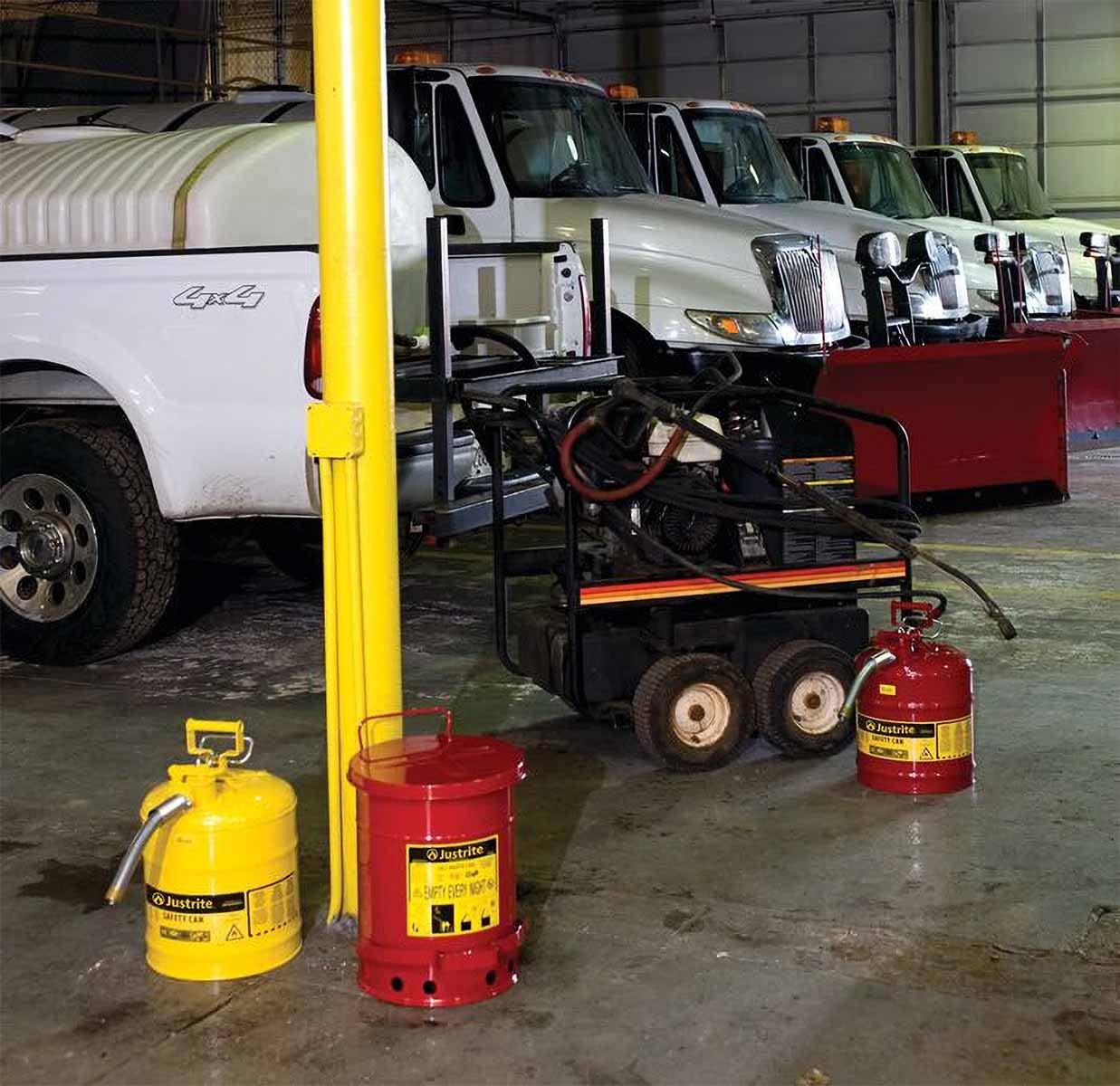 justrite-09100-6-gallon-foot-oily-waste-can-operated-self-closing-cover-red-6