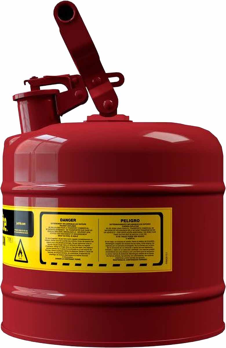 justrite-7120100-2-gallon-steel-safety-can-for-flammables-type-1-flame-arrester-red-3
