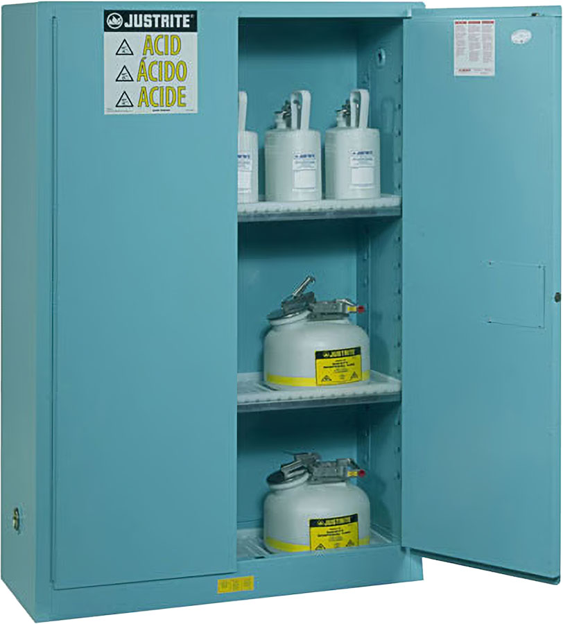 justrite-899022-90-galon-2-raf-2-kapi-kendiliginden-kapanan-asindiricilar-asetik-asit-celik-guvenlik-dolabi-2